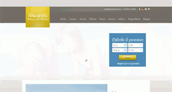 Desktop Screenshot of albadorohotel.it